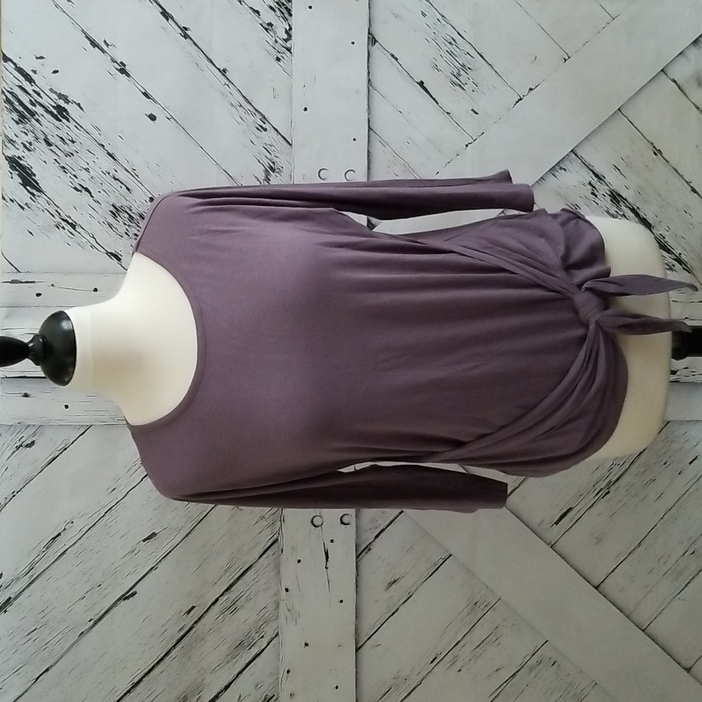 Bobeau Tie Front Top